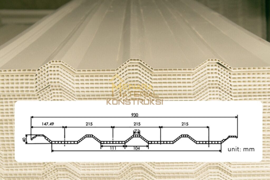 carbolux upvc double layer